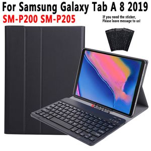 Case Keyboard For Samsung Galaxy Tab A 8 Plus 2019 SM-P200 SM-P205 P200 P205 Case for Samsung Tab A 8 2019 Keyboard Cover