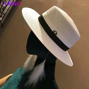 Stingy Brim Hats Straw Summer Beach Shade Small Fresh Seaside Holiday Protection Versatile Fashion Korean Version Fedora Tide Sun Hat Women