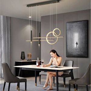 Moderne LED Hanglamp Lamp Art Living Room Center Tafel Dineren Bureaus Keuken Woondecoratie Accessoires Verlichting Opknoping Fixture R459
