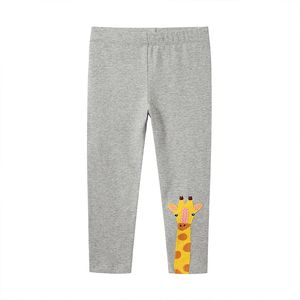 Children Leggings Pants Autumn Trousers Solid Color Kids Clothes Fashion Girls Cute Toddler Baby Skinny Cartoon 210528