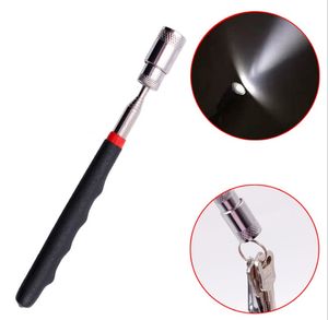 Mini Hand Tools magnet Led light pick up tool strong magnetic extendable 32" For Picking Nuts and Bolts