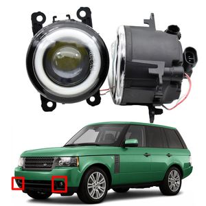 Dimljus för Land Rover Range III L322 2010-2012 Styling Angel Eye Front Bumper LED Lens Lampa DRL 12V H11