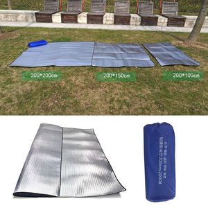 Wholesale foam camp mattress for sale - Group buy Outdoor Pads Double Faced Aluminum Film Floor Mat Moisture proof Waterproof Tent Pad Folding Sleep Mattress Foam Equipment For Camp