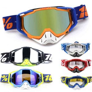 Motorcycle Glasses Goggles Motocross Goggles Helmet MX Moto Dirt Bike ATV Ski Outdoor Sports Glass Scooter Googles Mask Cycling 220104