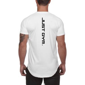 Yaz Spor T Gömlek Erkekler O Boyun Mesh Erkek Kısa Kollu T-shirt Hızlı Kuru Tee Üst Erkek Slim Fit Gym Tee Gömlek Homme 210421