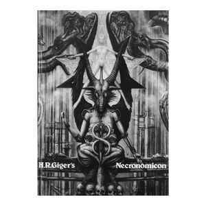 HR GEGER NECRONOMICON PASTER PASTER PRETE DEAL DECAL FORMED или безграничный материал фотопаратуры