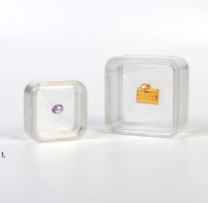 Caixas de membrana de embalagem de suspensão de PC transparente completa Caixas de membrana nua broca colorida Pó à prova de pó da poeira RARA10870