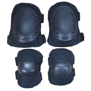 4 pçs / conjunto táticas almofadas pro caçando tático militar arsoft esporte paintball joelho cotovelo pads nl108 q0913