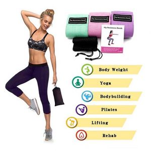 Tiktok women fabric resistance band fitness exercise tension band yoga exercise fitness hip elastic elastic rubber band fy6135 CM31 on Sale
