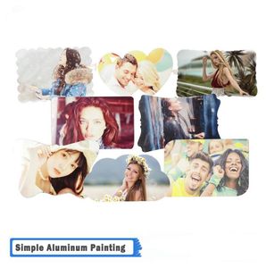 DIY-Sublimations-Aluminiumblech-Wohnkultur, 20 Designs, blanko, Thermotransfer-Mentalplatte, Bild, Geburtstag, Mutter, Vater, Familie, Gedenk-Fotorahmen WMQ805