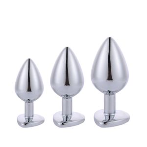 Metal Sex Butt Anal Plugs Stainless Aço Jewelry Products Games Toys Multicolors for Adults Crystal Cuqn