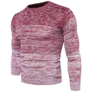 Maglione rosso da uomo Pullover con collo caldo Maglioni casual 210909