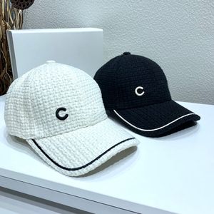 Black And White Baseball Cap Designer Casual Unisex Couple Hat Luxury Fashion C Women Men Casquette Fitted Hats Women Beanie D2109296HL