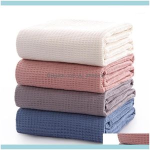 Cobertores Têxteis Home Gardenins Nordic Sofá Manta Manta Siesta Shawl para Lazer Air ER Cobertor Soft Condition Bed1 Drop entrega 202
