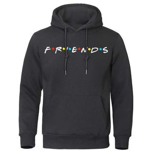 Kış Sonbahar Erkek Hoodies Moda Külot Arkadaşları Baskılı Sweatshirt Sıradan Takip Gevşek Erkek Sokak Giyim Üstleri T200103