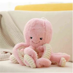 Angepasste Größe Octopus Gefüllte Plüschtiere Für Baby Kinder Geburtstag Weihnachten Kinder Kind Geschenke Nette Tako Puppen Y211119