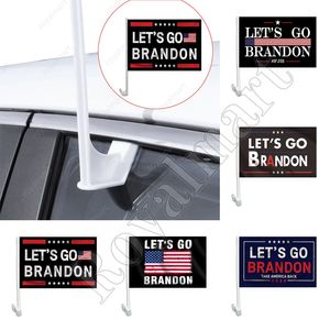 30*45cm Let's Go Brandon Autofensterflaggen Trump 2024 Wahlflagge