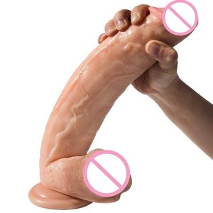 Yutong Gigante Carne Consolador Grueso Gran Consolador Estremadamente Grande Y Realista Vibrador Con Ventosa Producto del Natureo Para Las Mujeres (31