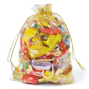 100pcs/lot for Jewlery /Christmas Gift Bag Small Candy Bags 9x12 Cm