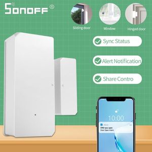 Smart Home Control SONOFF DW2 WiFi Wireless Door Window Sensor App Notification Alerts Low battery Reminder Controller Work With EweLink