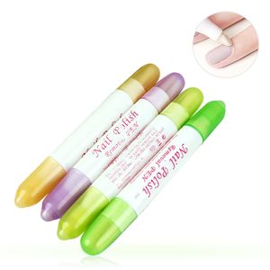 Manicure Nail Art UV Gel Polsk Remover Pen Tips Rengöring Slumpmässig Färg Naglar Damm Rengör penna Korrektor DIY Wrap Tools NAB008