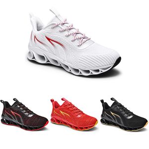 Gai rabatt icke-varumärke löparskor för män eld rött svart guld uppfödda blad mode casual mens tränare sport sneakers