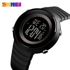 Skmei Mens Simple Watches Sport Chrono Wristwatch for Men Digital Alarm Chrono Hour Male Waterproof Watch Relogio Digital 1507 Q0524