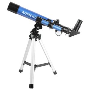 F400X40 Astronomisk refraktor Teleskop HD Optisk rymd Monokulär Entry Nivå Barn Barn leksak Gåvor + Stativ