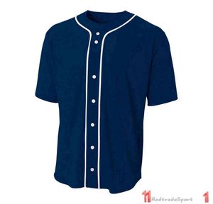 Passen Sie Baseball-Trikots an, Vintage, leeres Logo, genäht, Namensnummer, Blau, Grün, Creme, Schwarz, Weiß, Rot, Herren, Damen, Kinder, Jugend, S-XXXL, 1XL1C2ZTN