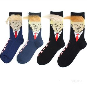 2024 Trump Socks Blow Up Fashion Funny Calzini per la respirazione d'aria da uomo e da donna Invia piccolo pettine T500567