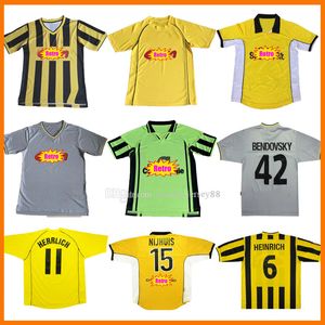 1996 1998 Retro soccer jerseys 2000 2002 AMOROSO ROSICKY 96 98 00 BOBIC EWERTHON KOLLER classic Vintage jersey DOrtMund football shirt