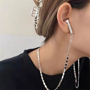 Wholesale statement necklaces for sale - Group buy Chokers Cosysail Personality Earphones Earplugs Necklaces For Women Men Hip Hop Stainless Steel Chain Necklace Party Statement Jewelry