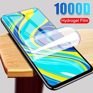 Hydrogelfilm för Xiaomi RedMi Not10 Pro 9 5 plus 6 skärmskydd passar MI POCOPHONE POCO X3 NFC F3 M3 PRO 9S 9A 9C 9T