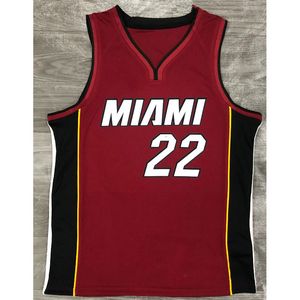 All embroidery BUTLER HERRO ADO WADE 22# 2021 maroon V-neck basketball jersey Customize men's women youth Vest add any number name XS-5XL 6XL Vest