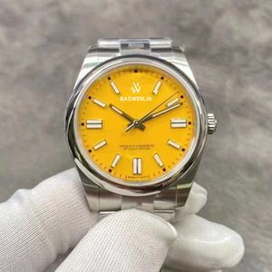 2021 top classic watch wholesale high quality price is not fully automatic mechanical lovers 316 steel 2813 movement luxury dial design blue yellow orange black