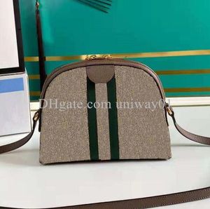 Designer de moda feminina bolsa bolsa concha ombro mensageiro cruz corpo letras zíper data código número série