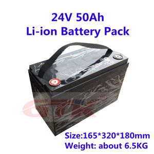 Uppladdningsbar 24V 50AH litiumjon Batteripack 1200 cykler 7s Li-ion Pouch Cell för RV Yacht E-Car Sweeper Camping Emergency