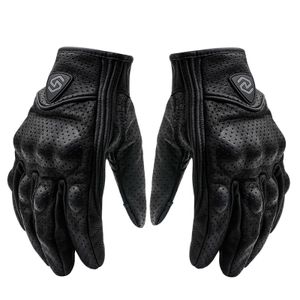 Motorcycle Gloves Touch Screen Windproof Breathable Leather Glove Outdoor Bike Skiing Cycling Protective Full Finger Winter 2021 H1022