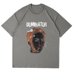 Erkek T Shirt Lacible Tees Gömlek Harajuku Yaratıcı Baskı Punk Rock Gotik Tişörtleri Streetwear Moda Rahat Pamuk Kısa Kollu Unisx Tops