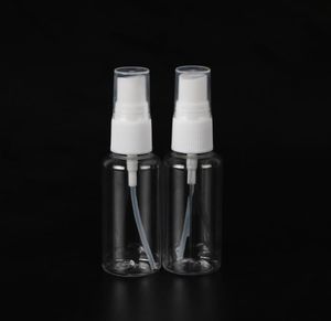 30 ml 1oz Boş Şeffaf Sprey Şişesi Plastik Taşınabilir Doldurulabilir Ince Mist Şişeler Temizlik ve Seyahat için Parfüm Atomizer Konteyner SN5495