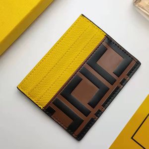 Card Holders Fashion Luxury convenience Cards bag sandwich 6 card slots with logo internal label black calf leather material 8 col287s