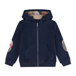 Frühling Herbst Baby Jungen Jacken Kinder Baumwolle Reißverschluss Mäntel Mode Kinder Kapuzenjacke Junge Outwear Kind Lässige Strickjacke Mantel 2-7 Jahre