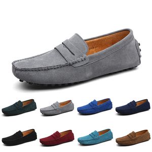 Hurtownie marki Mężczyźni Buty do biegania Espadrilles Trzy Czarne Brązowe Wino Czerwony Navy Khaki Gray Moda Męskie Sneakers Outdoor Jogging Walking Trainer