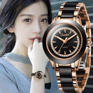 SUNKTA Women Luxury Brand Watch Simple Quartz Lady Waterproof Wristwatch Female Fashion Casual Watches Clock reloj mujer+Box