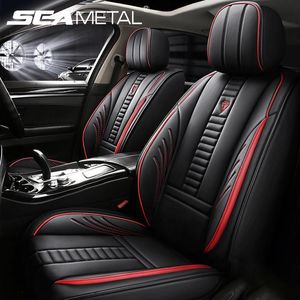 High Quality Car Seat Covers PU Leather Cushion Front And Rear Split Bench Protection Universal Fit For Auto Truck Van SUV
