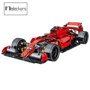 Mailackers Technical Car MOC Formula F1 Supercar Building Blocks City Classic Sport Racing Car Speed Vehicle Bricks Toys For Boy Q0823
