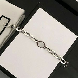 Chains Womens Bracelets Chain Bracelet Retro Brand Fashion Classic Letter G Sliver Metal Luxury Lobster Clasp With Box Weote