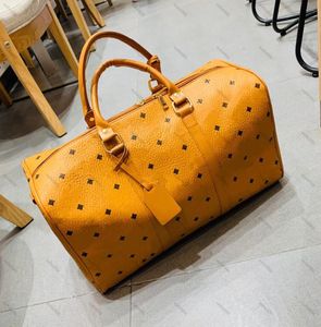 Bolsos de mano para hombre y mujer, bolsos de viaje de cuero, equipaje con asa de alta calidad, bolso de trabajo de negocios para caballero con correa para el hombro, tamaño grande