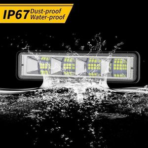 New 18w LED Bar 12 V Líder Offroad LED Work Light Pods 4x4 4WD Atv Caminhão LED Lâmpada Para Auto Carro Suv Trator Off-Road 24led