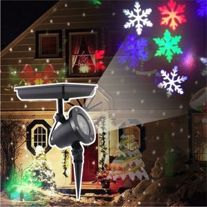 Słoneczne Światła śniegu Światła Outdoor / Indoor Projektor Moving Laser Lampa Wodoodporna Dekoracje świąteczne Party Scena Garden Lampy Krajobraz